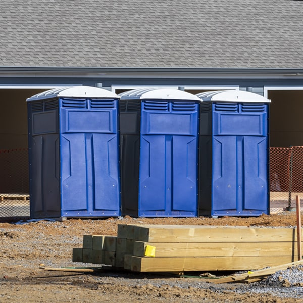 what is the maximum capacity for a single portable toilet in Lawn TX